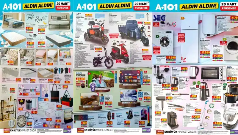 A101’in 20 Mart Kataloğu: Fırsatlarla Dolu Airfryer ve Daha Fazlası!
