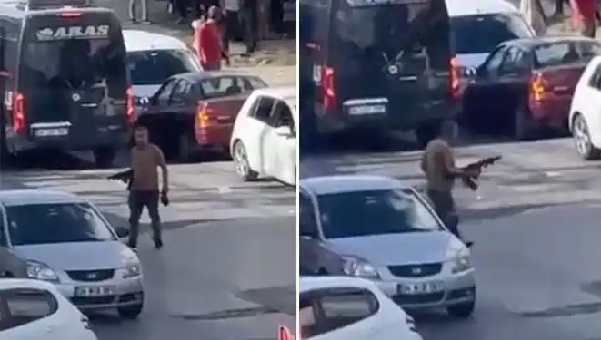 Başakşehir'de Pompalı Tüfekle Sokağa Çıkan Şahıs Yerel Halkı Korkuttu
