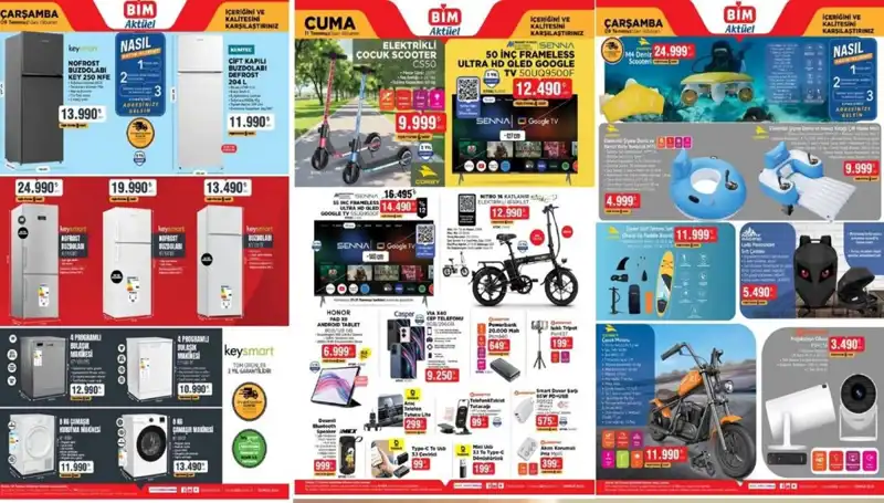 BİM 8-11 Temmuz Aktüel Kataloğu: Elektronik ve Beyaz Eşya Fırsatlarını Kaçırmayın!