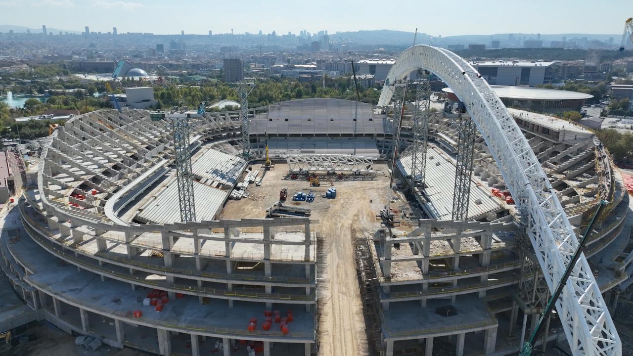 Ankara'nın Yeni Stadyumu Tamamlanma Aşamasında!