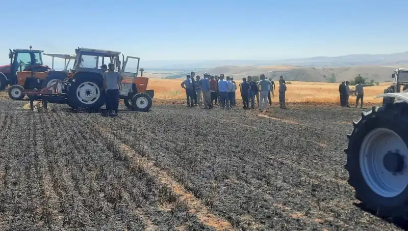 Yozgat’ta Tarım Felaketi: 100 Dönüm Arazi Kül Oldu!