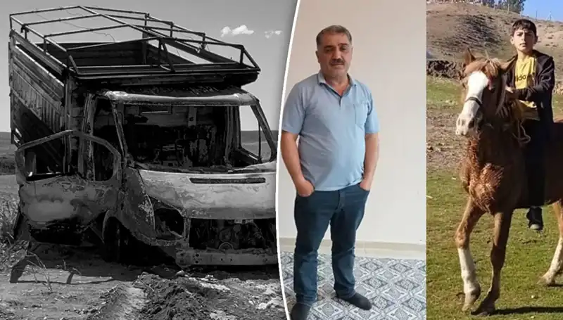Diyarbakır'da Vahşice Öldürülen Baba ve Oğul, Yan Yana Defnedildi