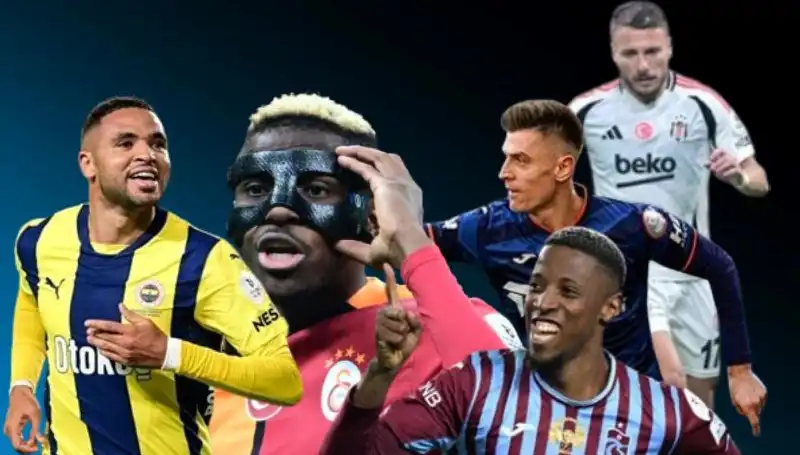 Süper Lig'de Gol Krallığı Yarışında Zirve İsimler: Osimhen, Banza ve En-Nesyri!