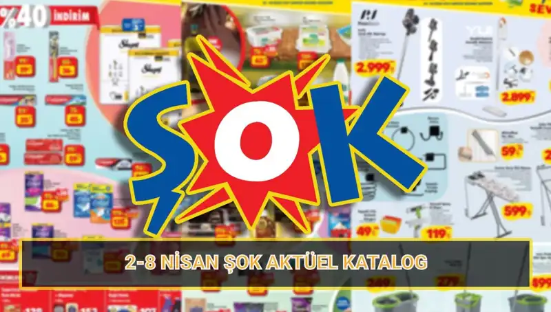 ŞOK Marketlerin 2-8 Nisan Kataloğu Fırsatları: Temizlik Ürünleri ve Daha Fazlası!