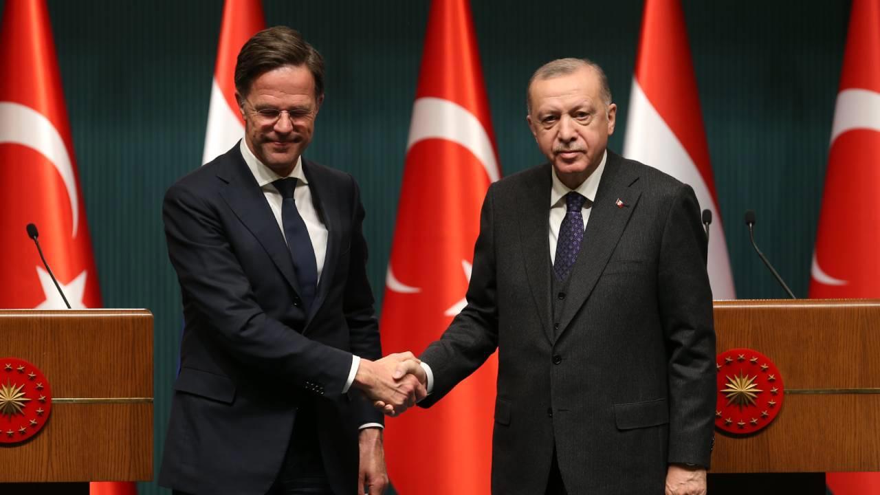 Cumhurbaşkanı Erdoğan NATO Genel Sekreteri Rutte ile Bir Araya Geldi