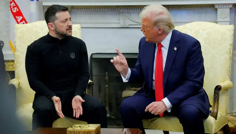 İçeriden Gerginlik: Trump ve Zelenski, Beyaz Saray'da Açıkça Tartıştı