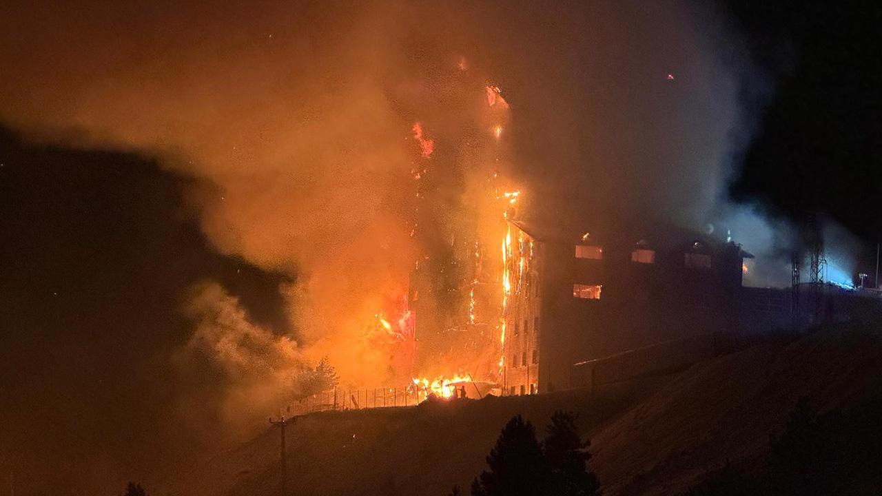 Kartalkaya Kayak Merkezi'nde Otelt Yangını: 6 Ölü, 31 Yaralı