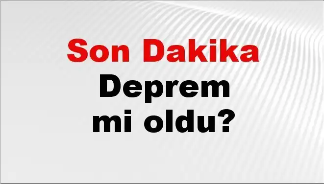 Muğla'da Son Dakika Deprem Gelişmesi: Merkez ve Şiddeti Nedir?